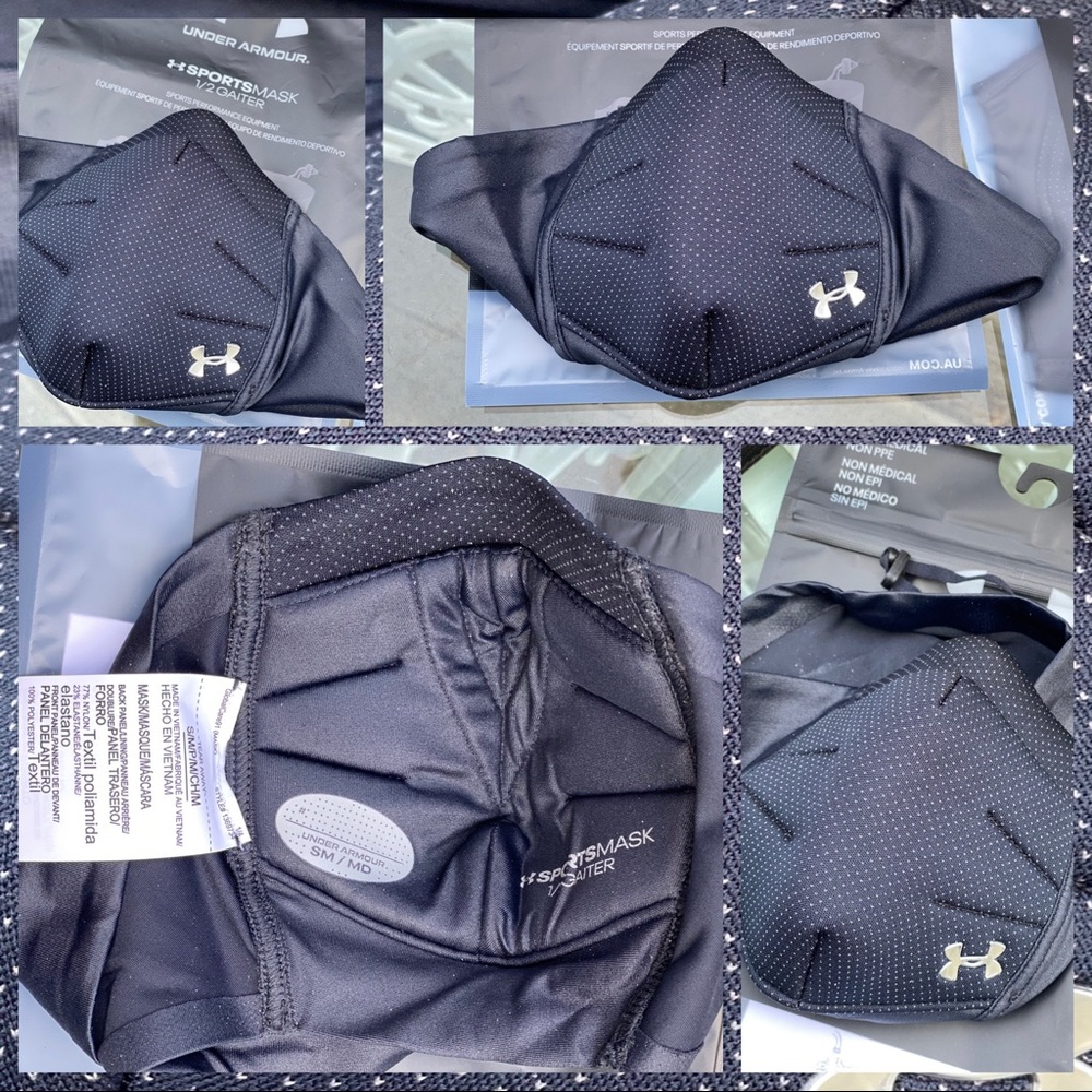 SOLD OUT - Under Armour Sports Face Mask Gaiter Black (1Band)